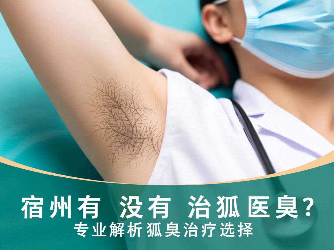 宿州有没有治狐臭的医院？专业解析宿州狐臭治疗选择