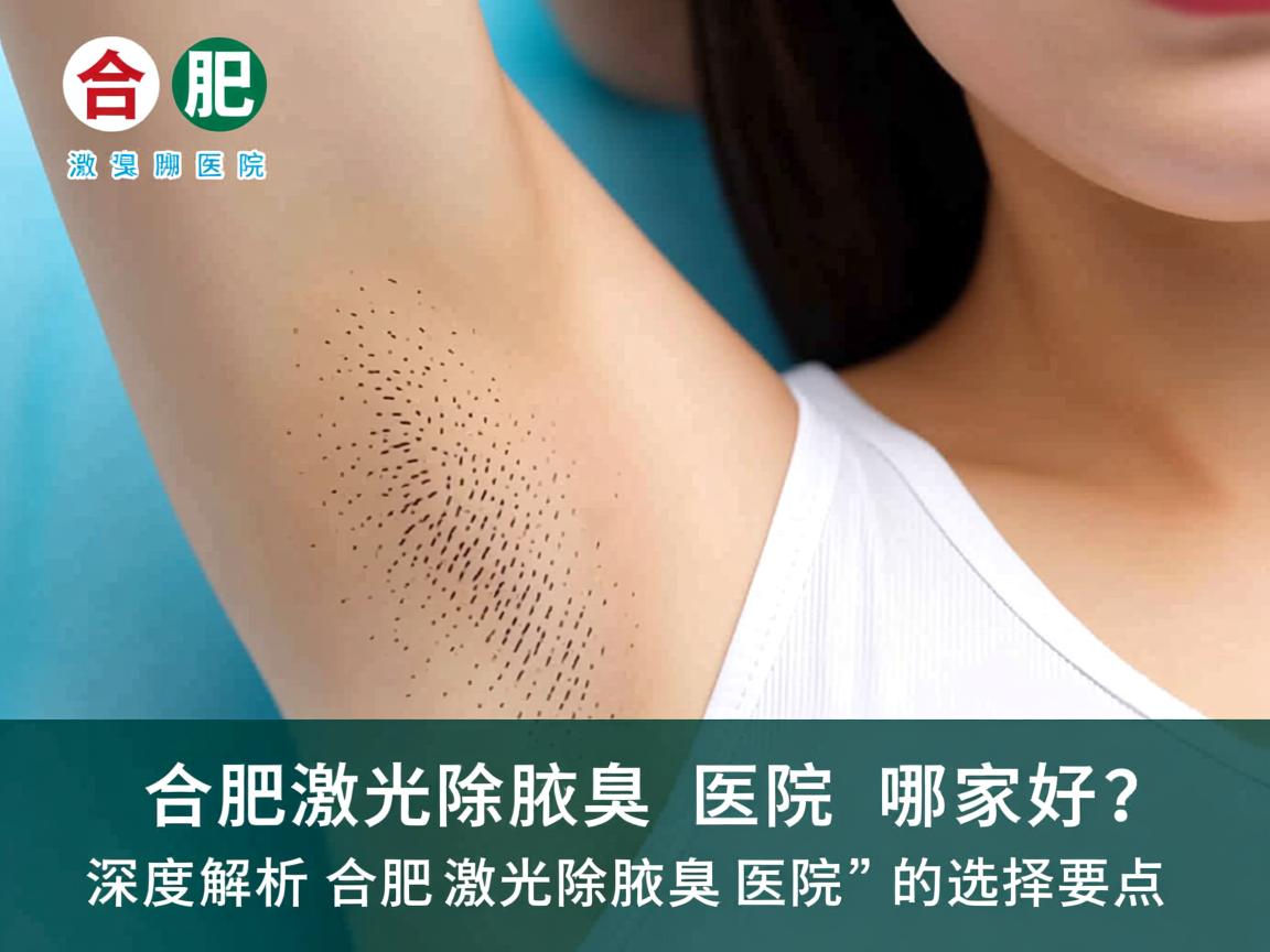 合肥激光除腋臭医院哪家好？深度解析合肥激光除腋臭医院的选择要点