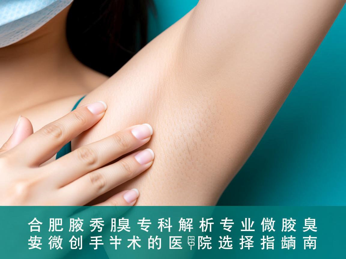合肥腋秀腋臭专科解析，专业做腋臭微创手术的医院选择指南
