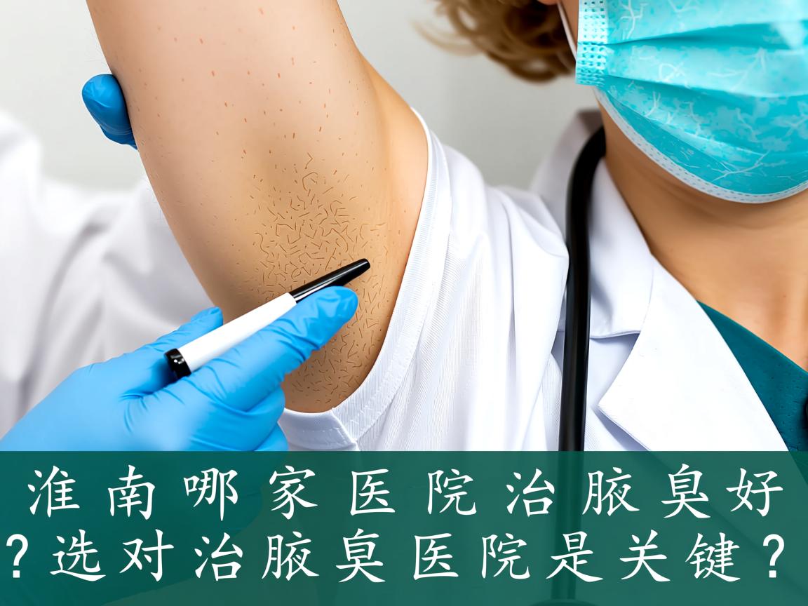 淮南哪家医院治腋臭好？选对治腋臭医院是关键