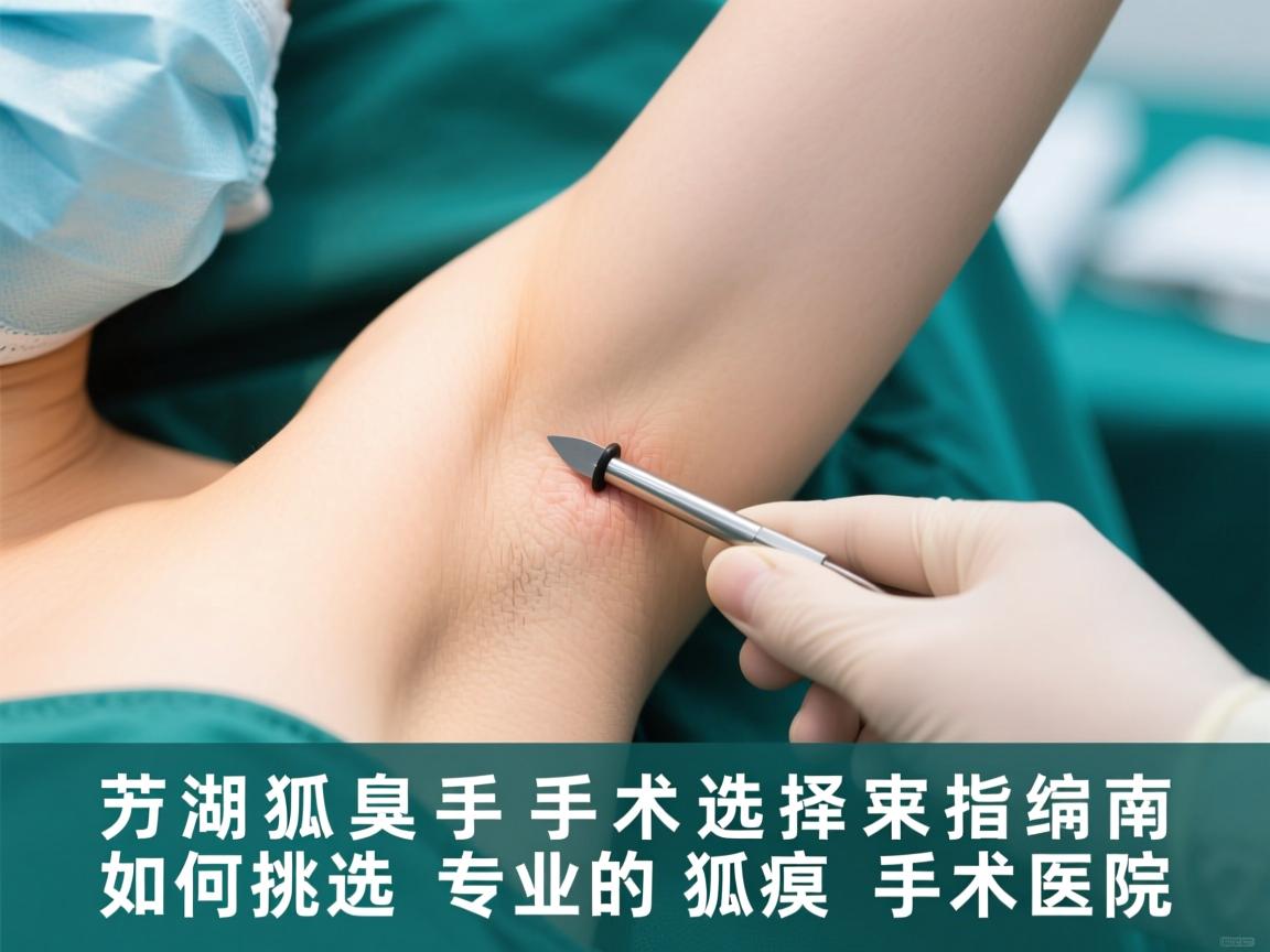 芜湖狐臭手术选择指南，如何挑选专业的狐臭手术医院