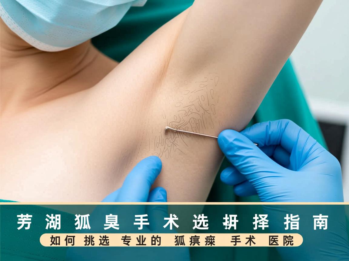 芜湖狐臭手术选择指南，如何挑选专业的狐臭手术医院