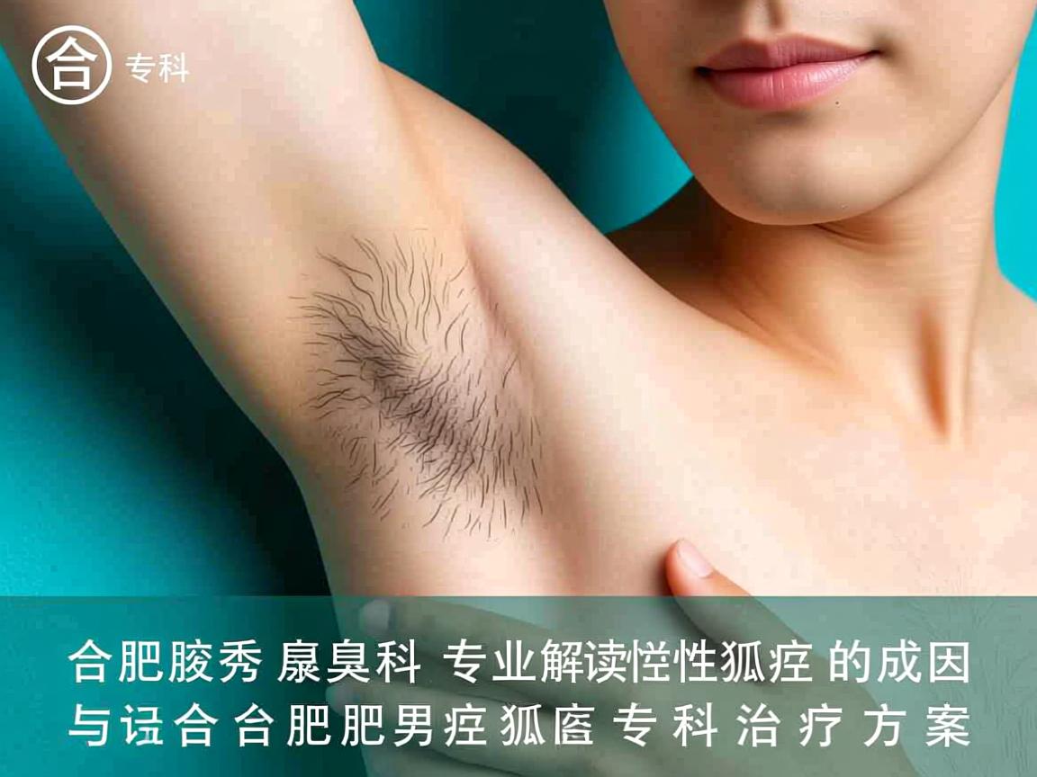 合肥腋秀腋臭专科，专业解读男性狐臭的成因与合肥男性狐臭专科治疗方案