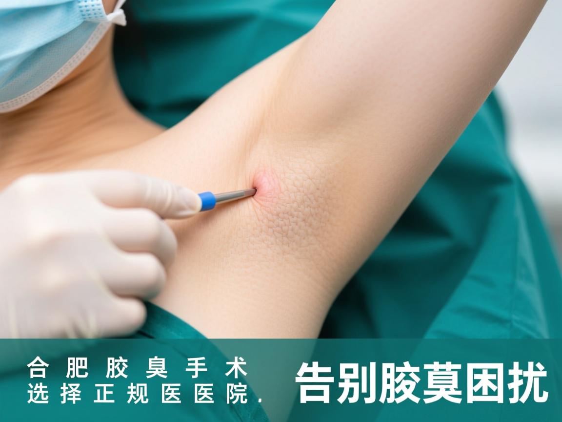 合肥腋臭手术，选择正规医院，告别腋臭困扰