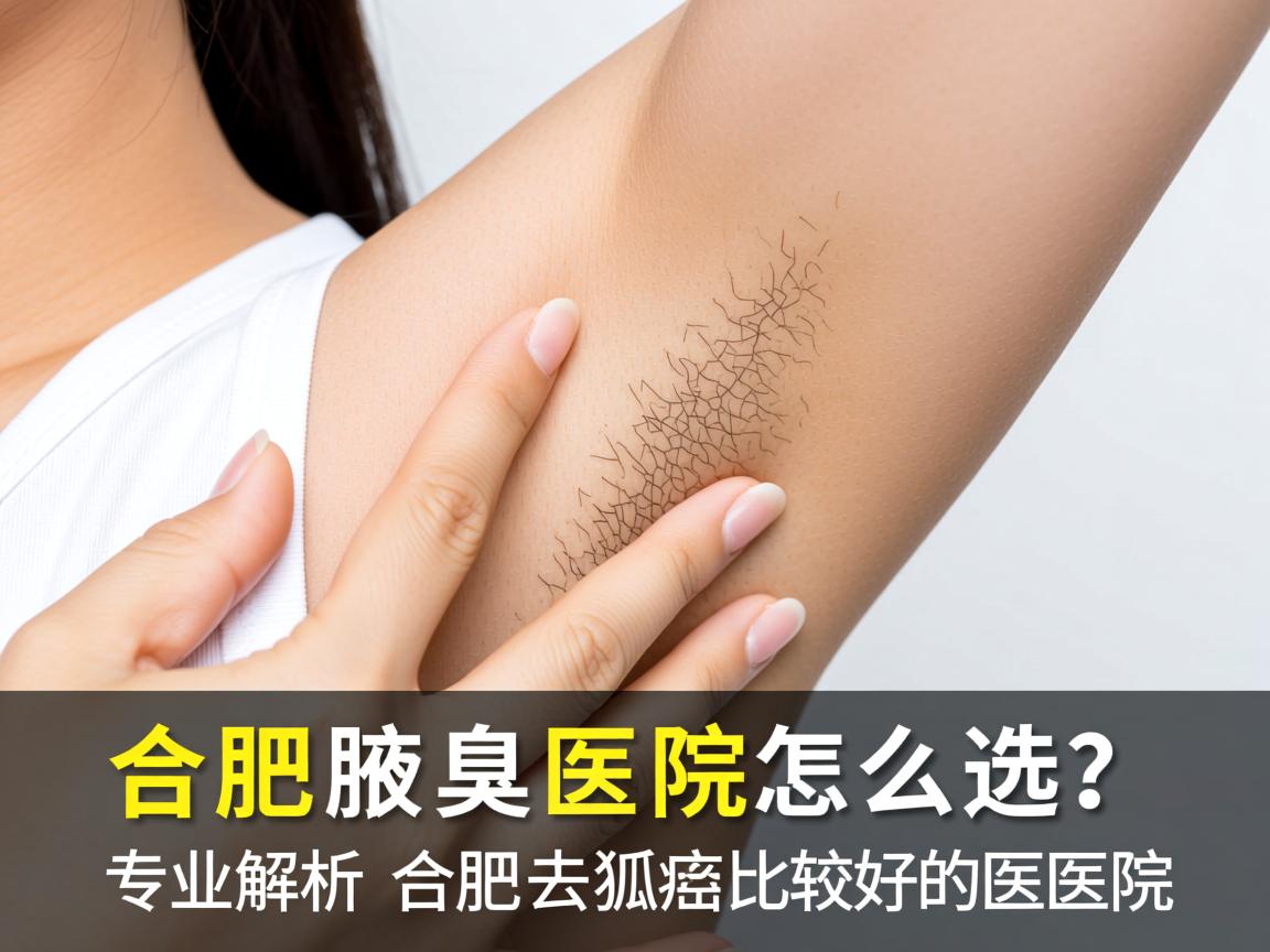 合肥腋臭医院怎么选？专业解析合肥去狐臭比较好的医院