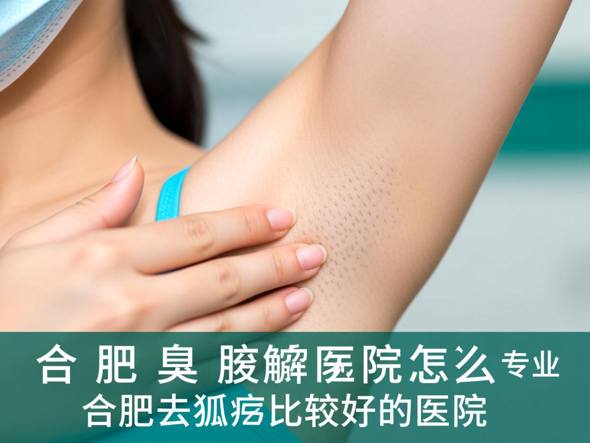 合肥腋臭医院怎么选？专业解析合肥去狐臭比较好的医院