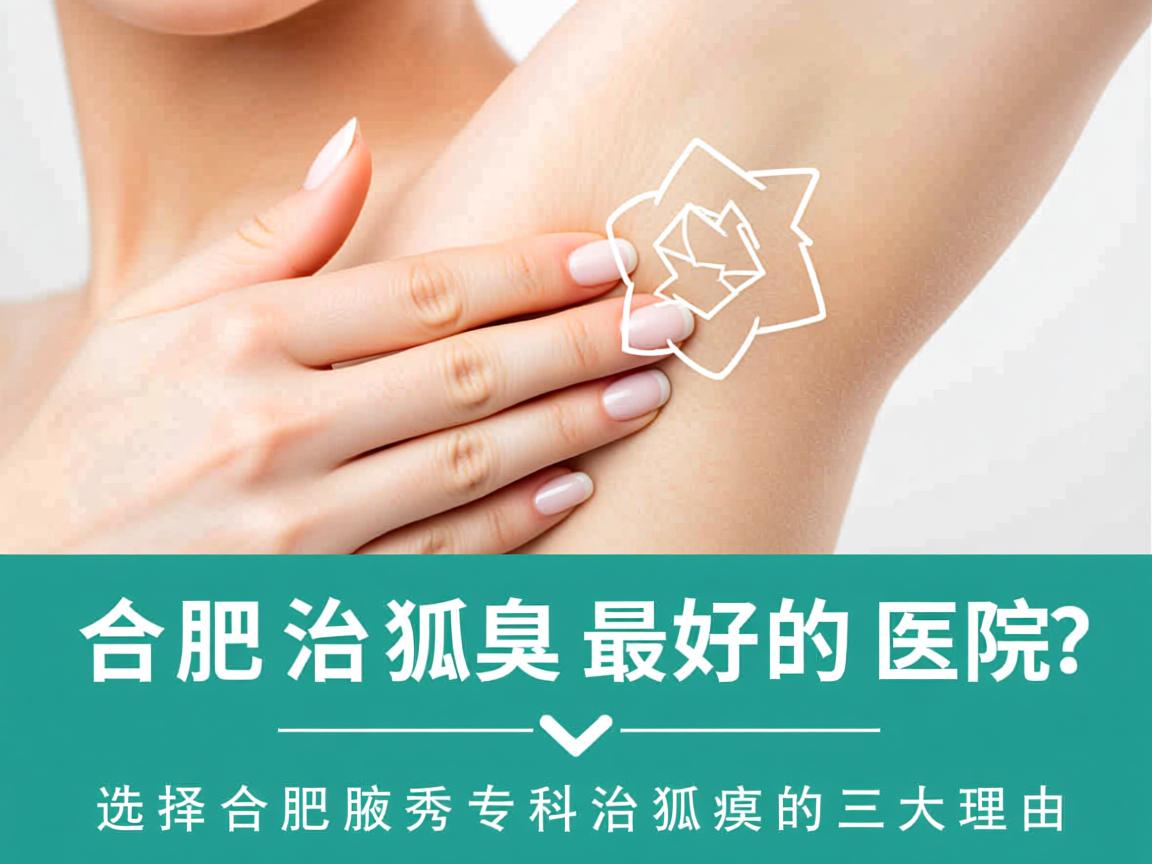 合肥治狐臭最好的医院？选择合肥腋秀专科治狐臭的三大理由