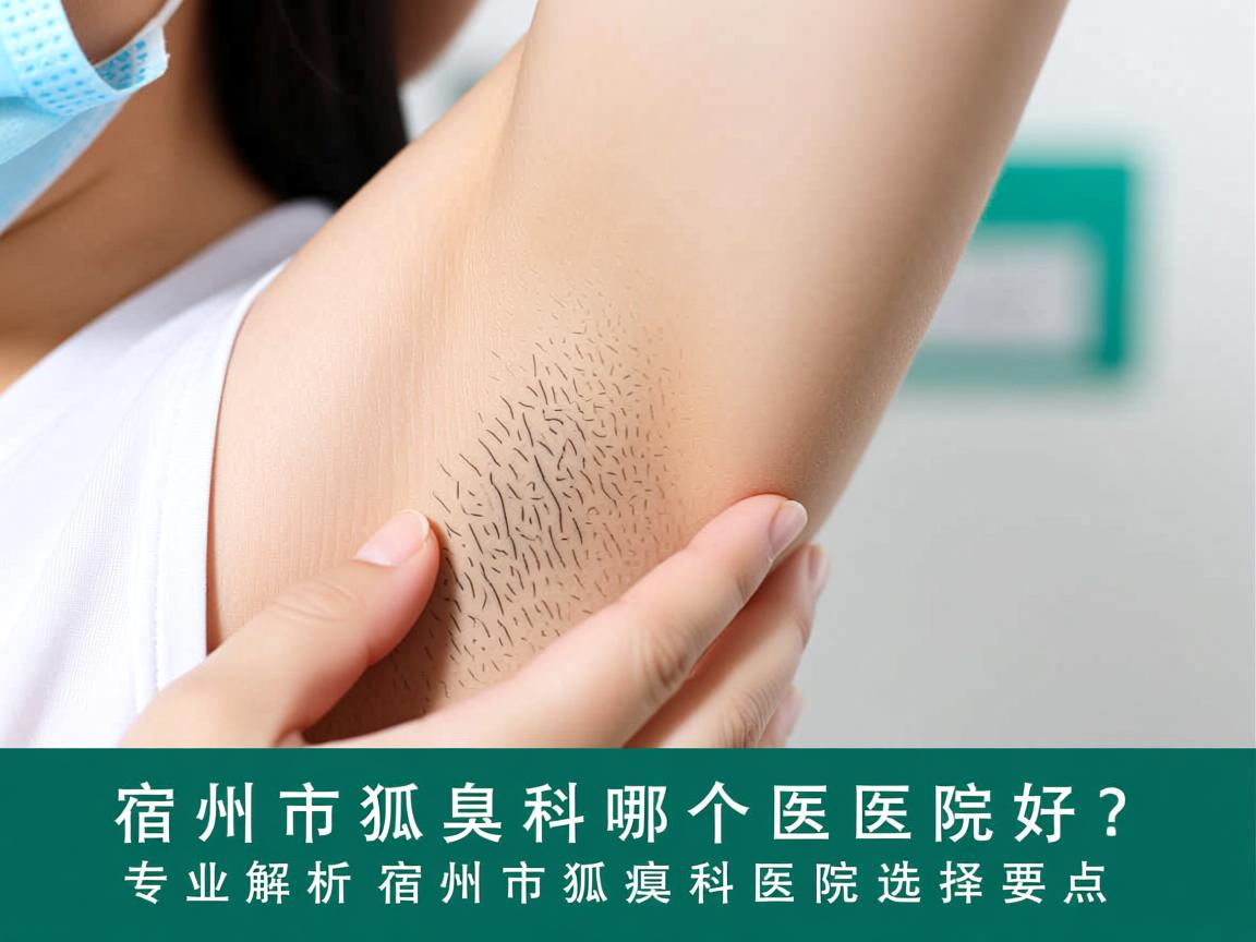宿州市狐臭科哪个医院好？专业解析宿州市狐臭科医院选择要点
