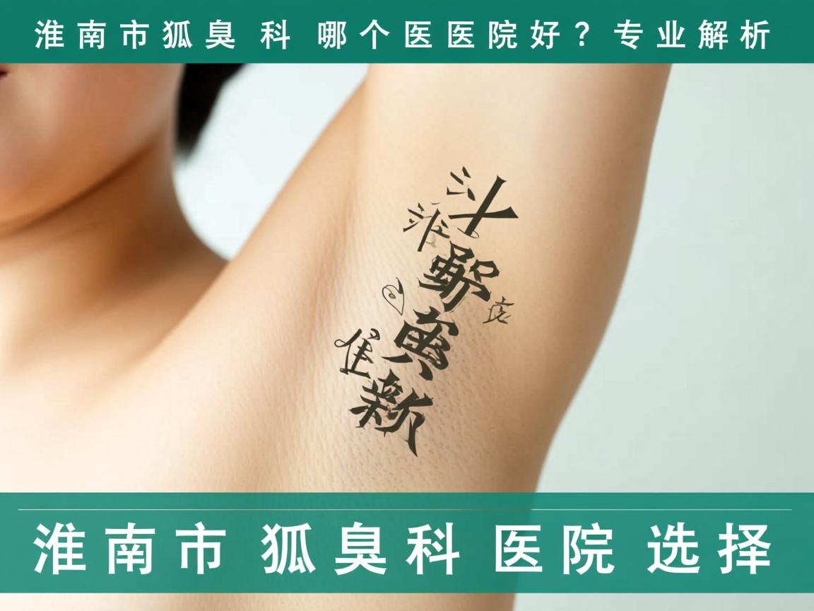 淮南市狐臭科哪个医院好？专业解析淮南市狐臭科医院选择