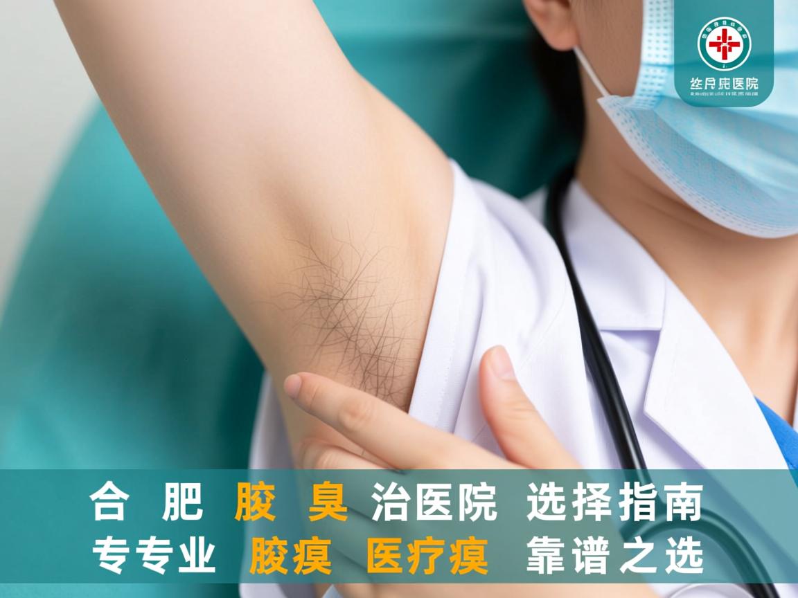 合肥腋臭治疗医院选择指南，专业腋臭医疗的靠谱之选