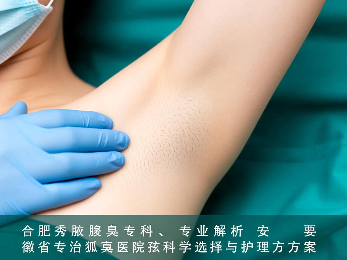 合肥腋秀腋臭专科，专业解析安徽省专治狐臭医院的科学选择与护理方案