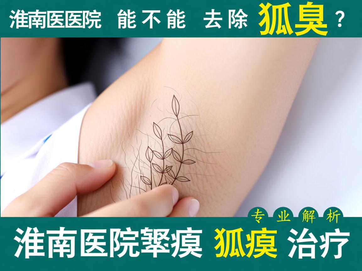 淮南医院能不能去除狐臭？专业解析淮南医院狐臭治疗
