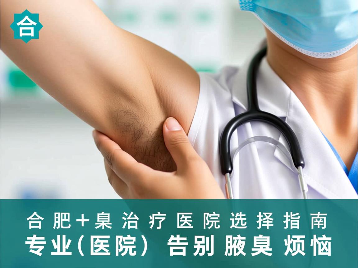 合肥腋臭治疗医院选择指南，专业医院，告别腋臭烦恼
