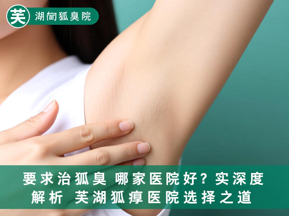 芜湖治狐臭哪家医院好？深度解析芜湖狐臭医院选择之道