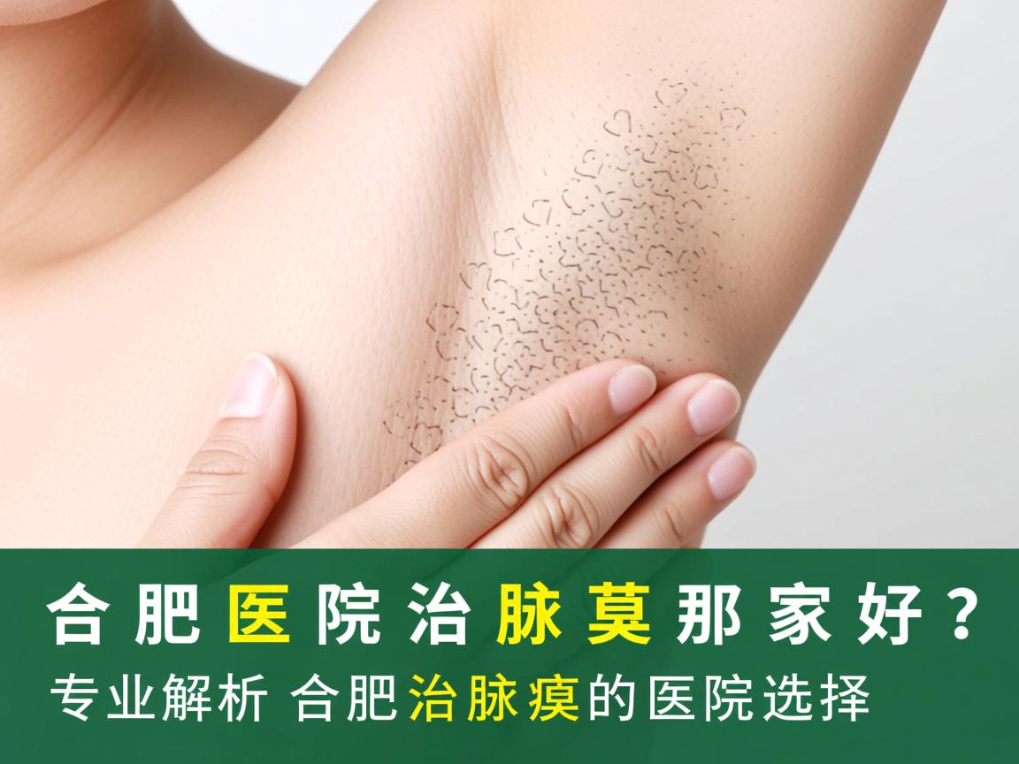 合肥医院治腋臭那家好？专业解析合肥治腋臭的医院选择