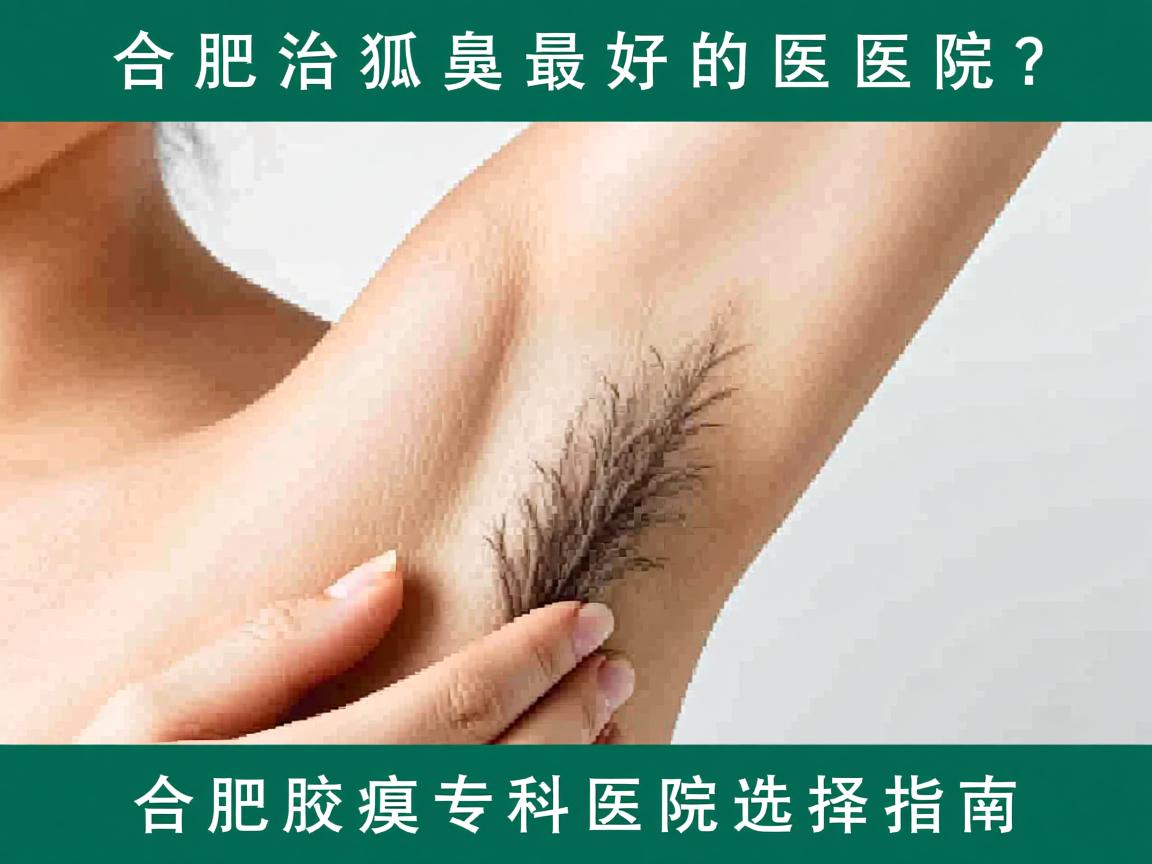 合肥治疗狐臭最好的医院？合肥腋臭专科医院选择指南