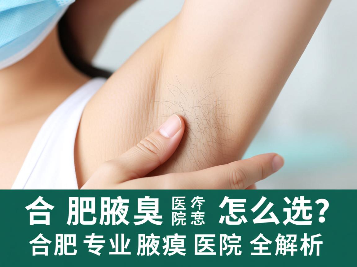 合肥腋臭医院怎么选？合肥专业腋臭医院全解析