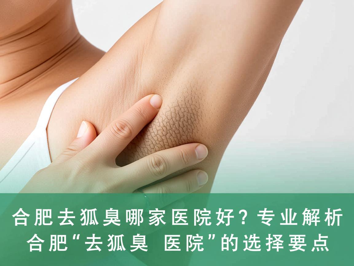 合肥去狐臭哪家医院好？专业解析合肥去狐臭医院的选择要点