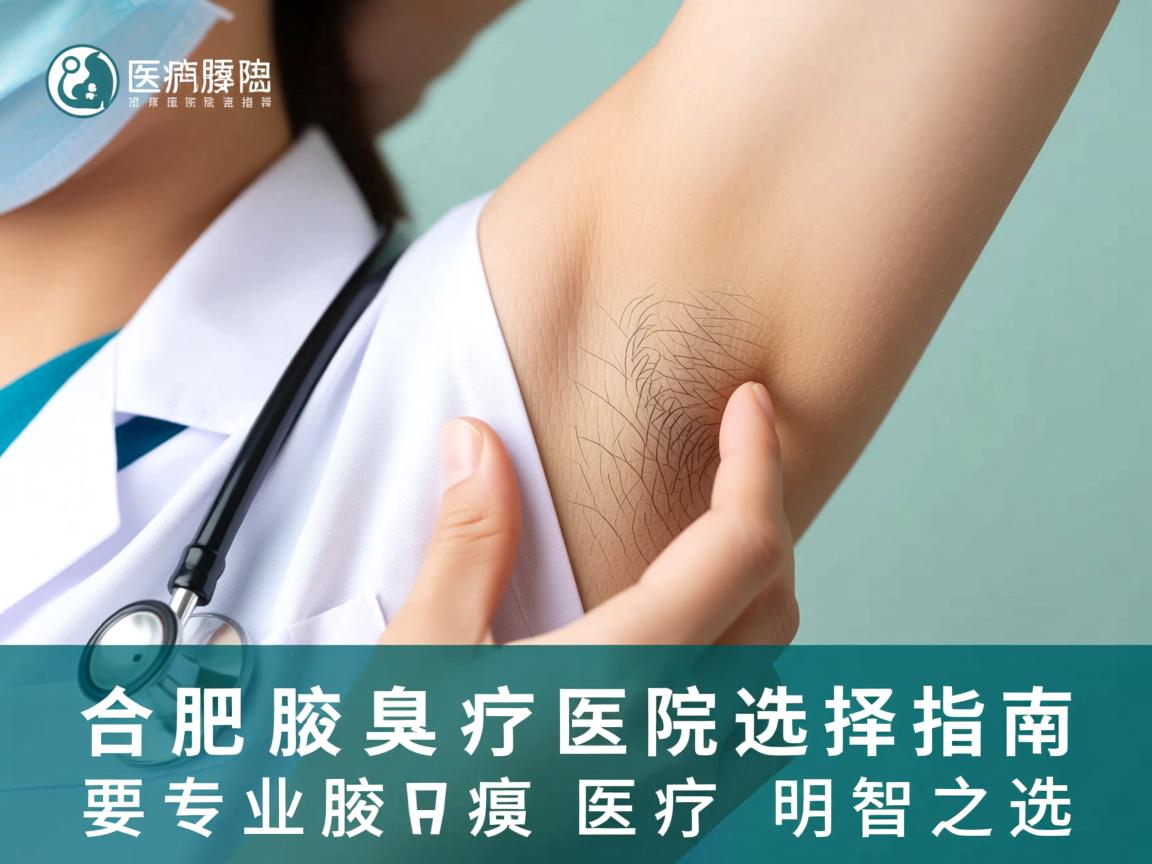 合肥腋臭治疗医院选择指南，专业腋臭医疗的明智之选