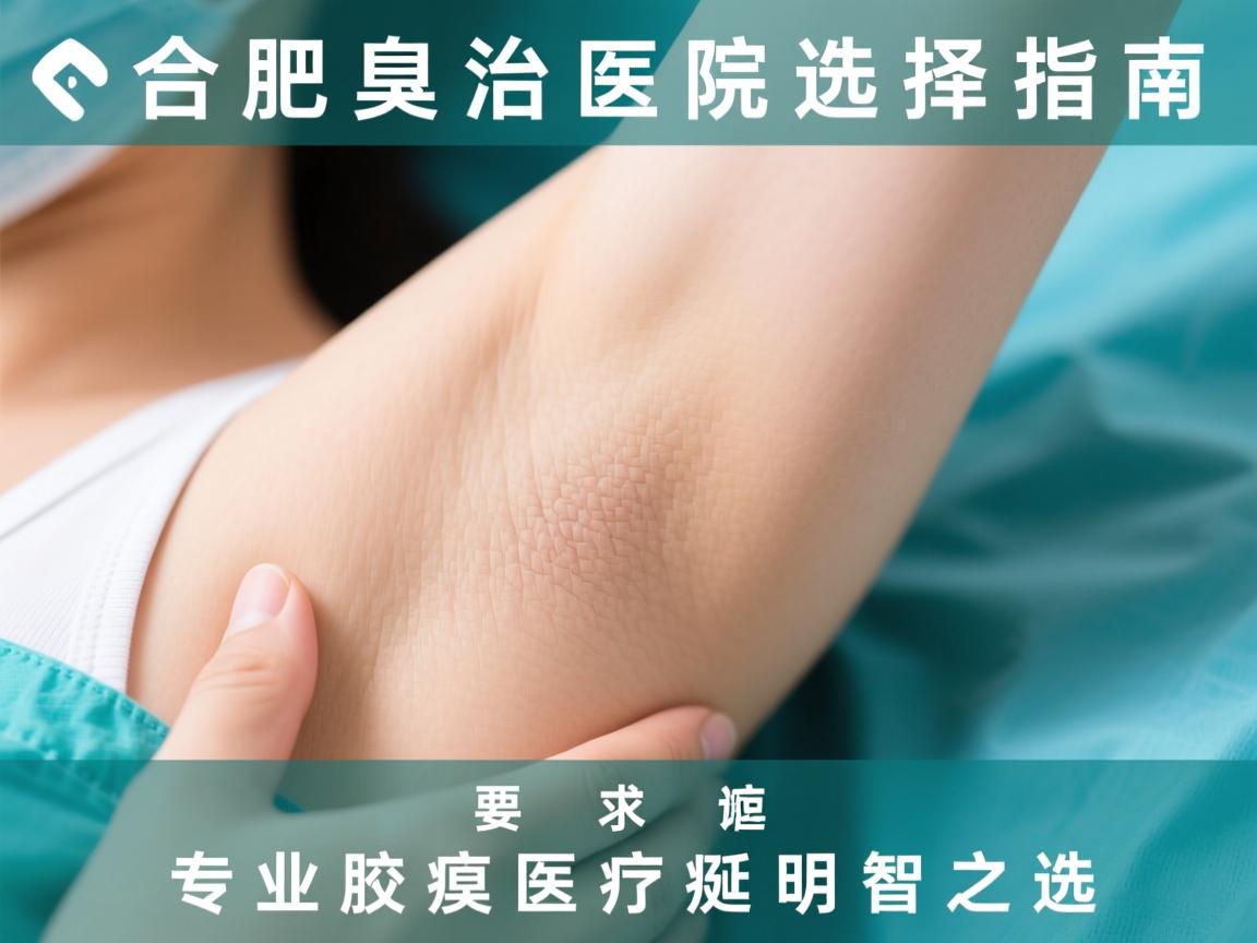 合肥腋臭治疗医院选择指南，专业腋臭医疗的明智之选
