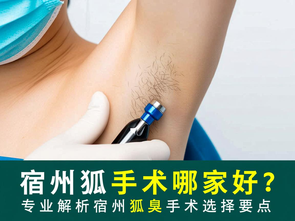 宿州狐臭手术哪家好？专业解析宿州狐臭手术选择要点