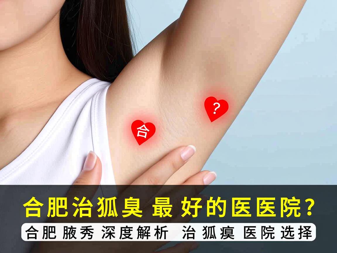 合肥治狐臭最好的医院？合肥腋秀深度解析治狐臭医院选择