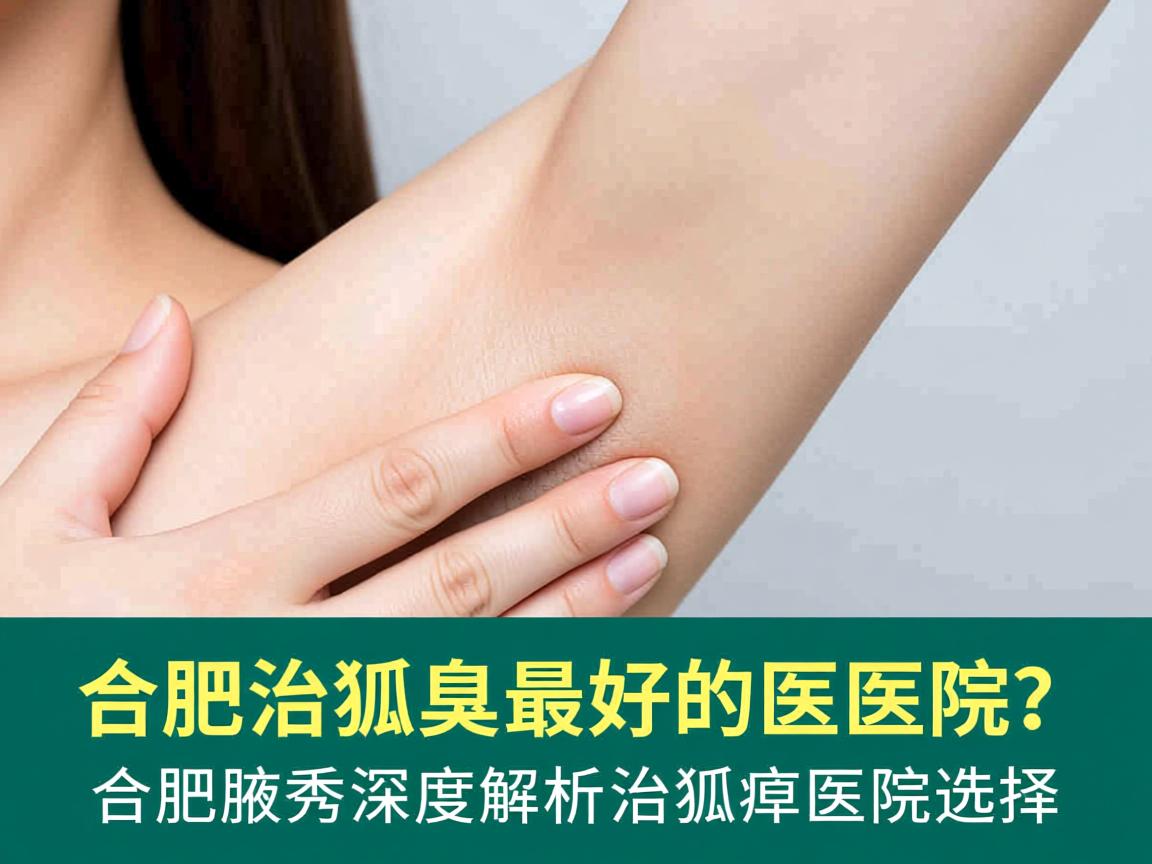 合肥治狐臭最好的医院？合肥腋秀深度解析治狐臭医院选择