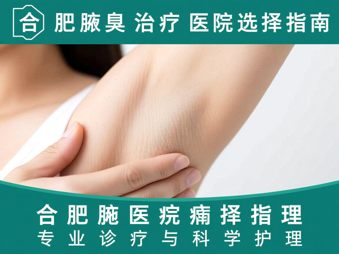 合肥腋臭治疗医院选择指南，专业诊疗与科学护理