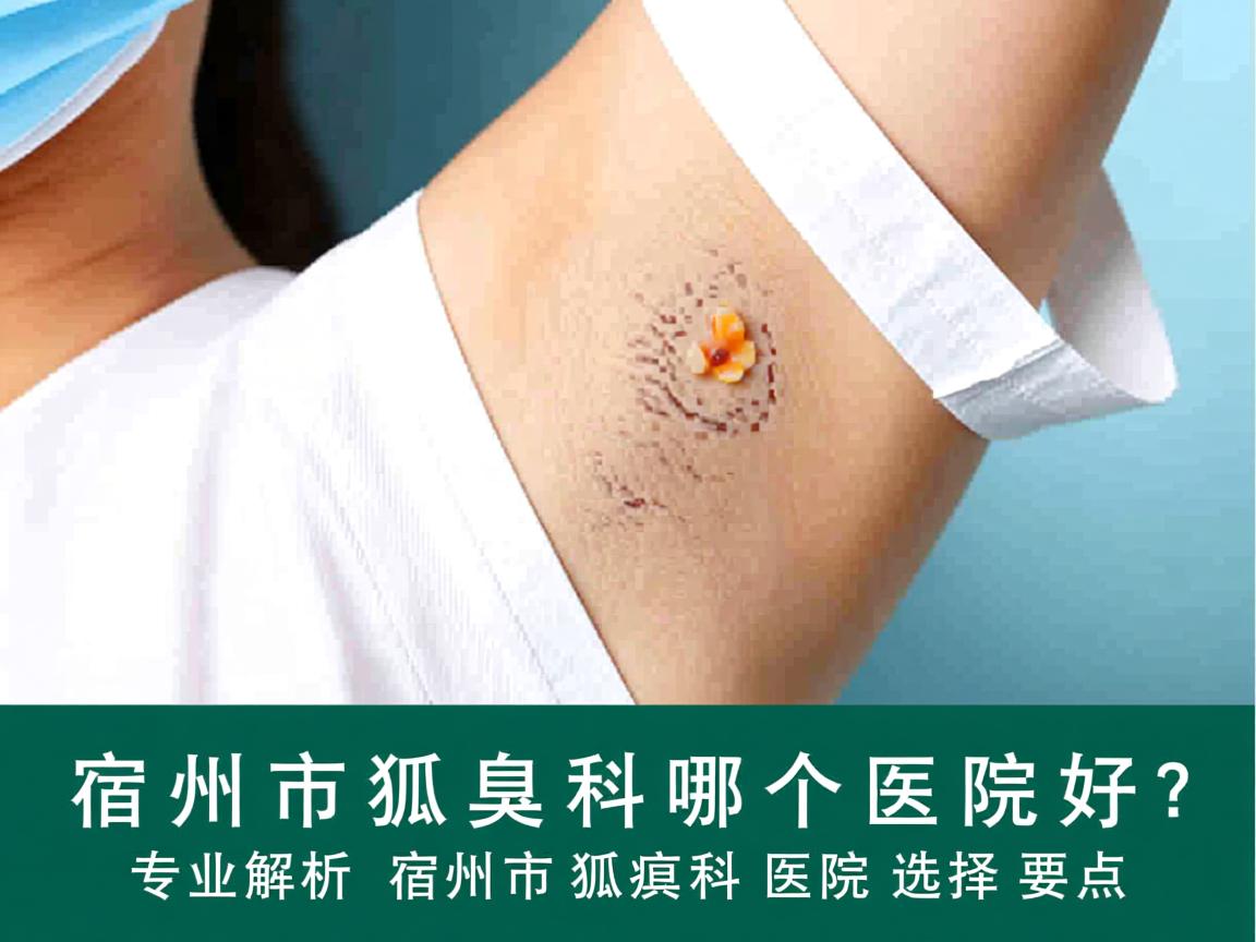 宿州市狐臭科哪个医院好？专业解析宿州市狐臭科医院选择要点