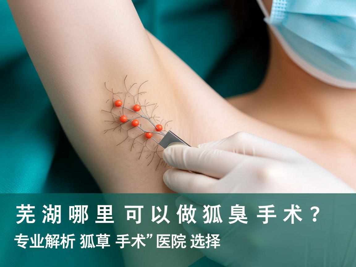 芜湖哪里可以做狐臭手术？专业解析狐臭手术的医院选择