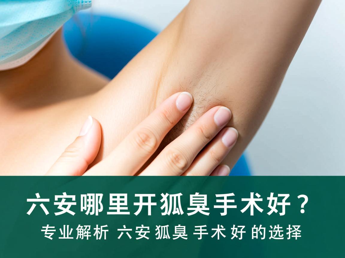 六安哪里开狐臭手术好？专业解析六安狐臭手术好的选择