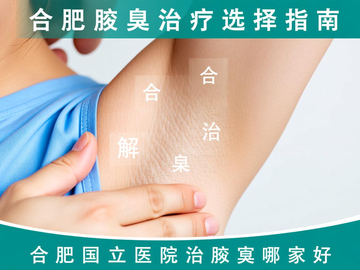 合肥腋臭治疗选择指南，解析合肥国立医院治腋臭哪家好