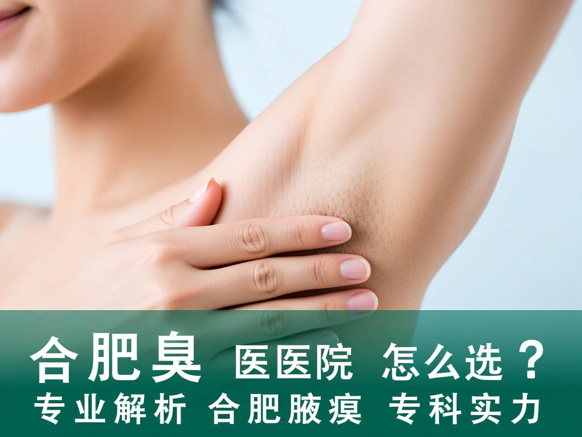 合肥腋臭医院怎么选？专业解析合肥腋臭专科实力