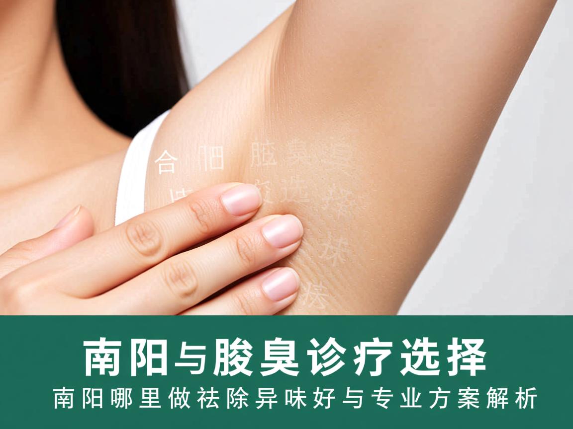 南阳与合肥腋臭诊疗选择，南阳哪里做祛除异味好与专业方案解析