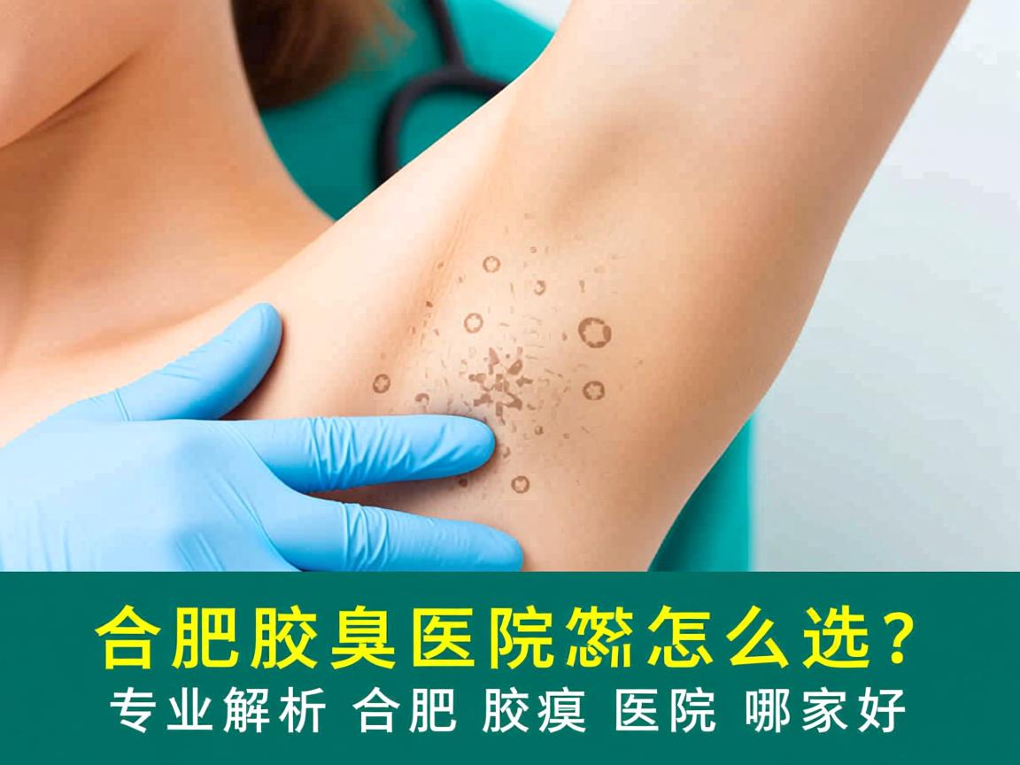 合肥腋臭医院怎么选？专业解析合肥腋臭医院哪家好