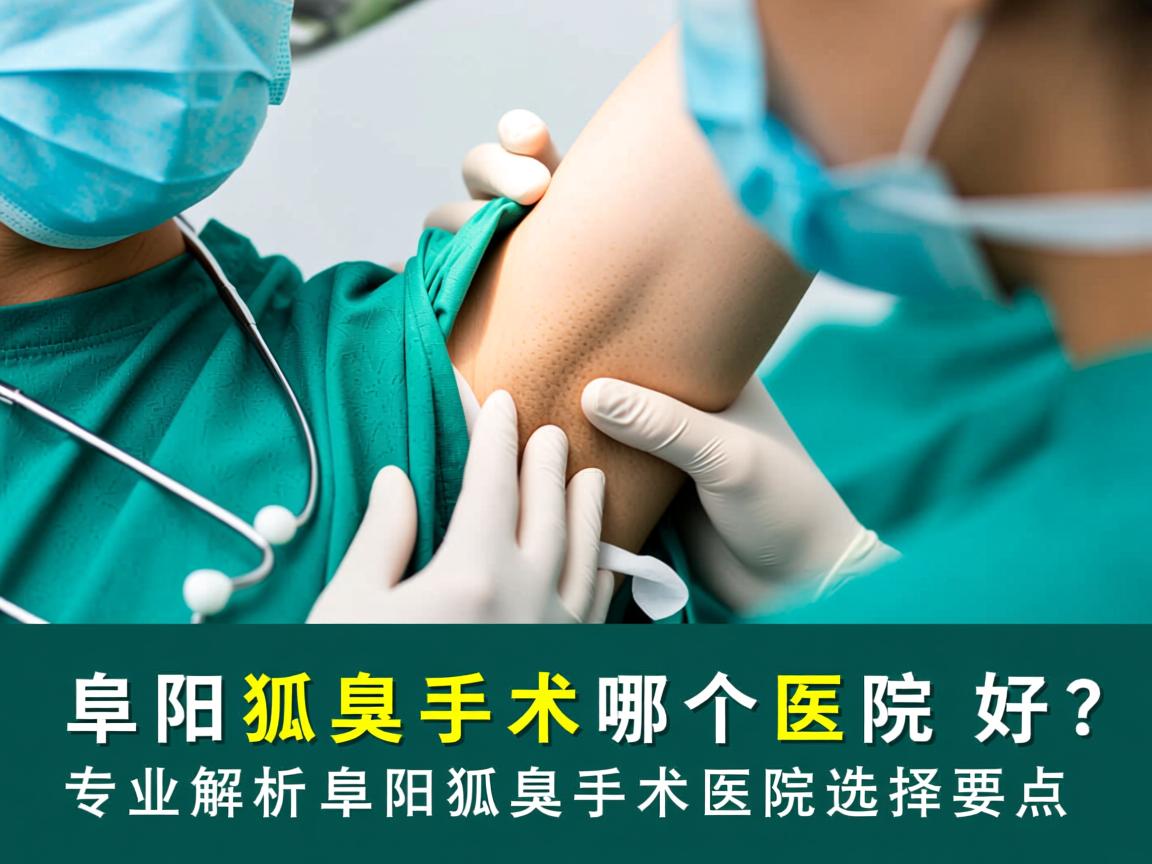 阜阳狐臭手术哪个医院好?专业解析阜阳狐臭手术医院选择要点 阜阳狐臭手术哪个医院好?专业解析阜阳狐臭手术医院选择要点
