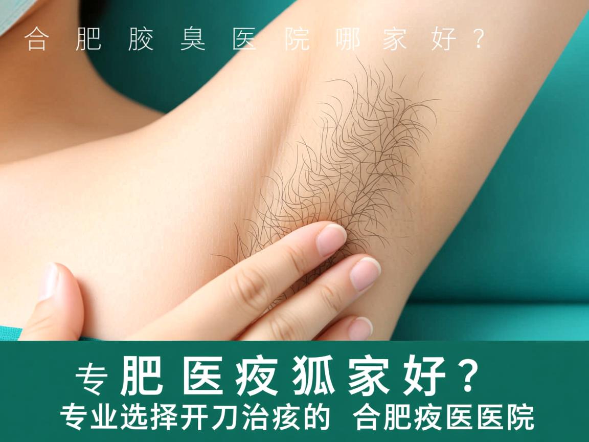 合肥腋臭医院哪家好？专业选择开刀治狐臭的合肥腋臭医院
