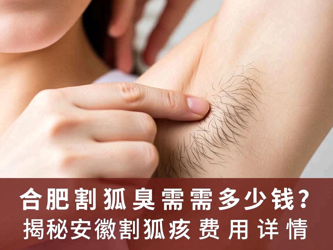合肥割狐臭需要多少钱？揭秘安徽割狐臭费用详情