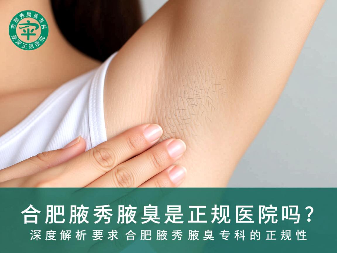合肥腋秀腋臭专科是正规医院吗？深度解析合肥腋秀腋臭专科的正规性