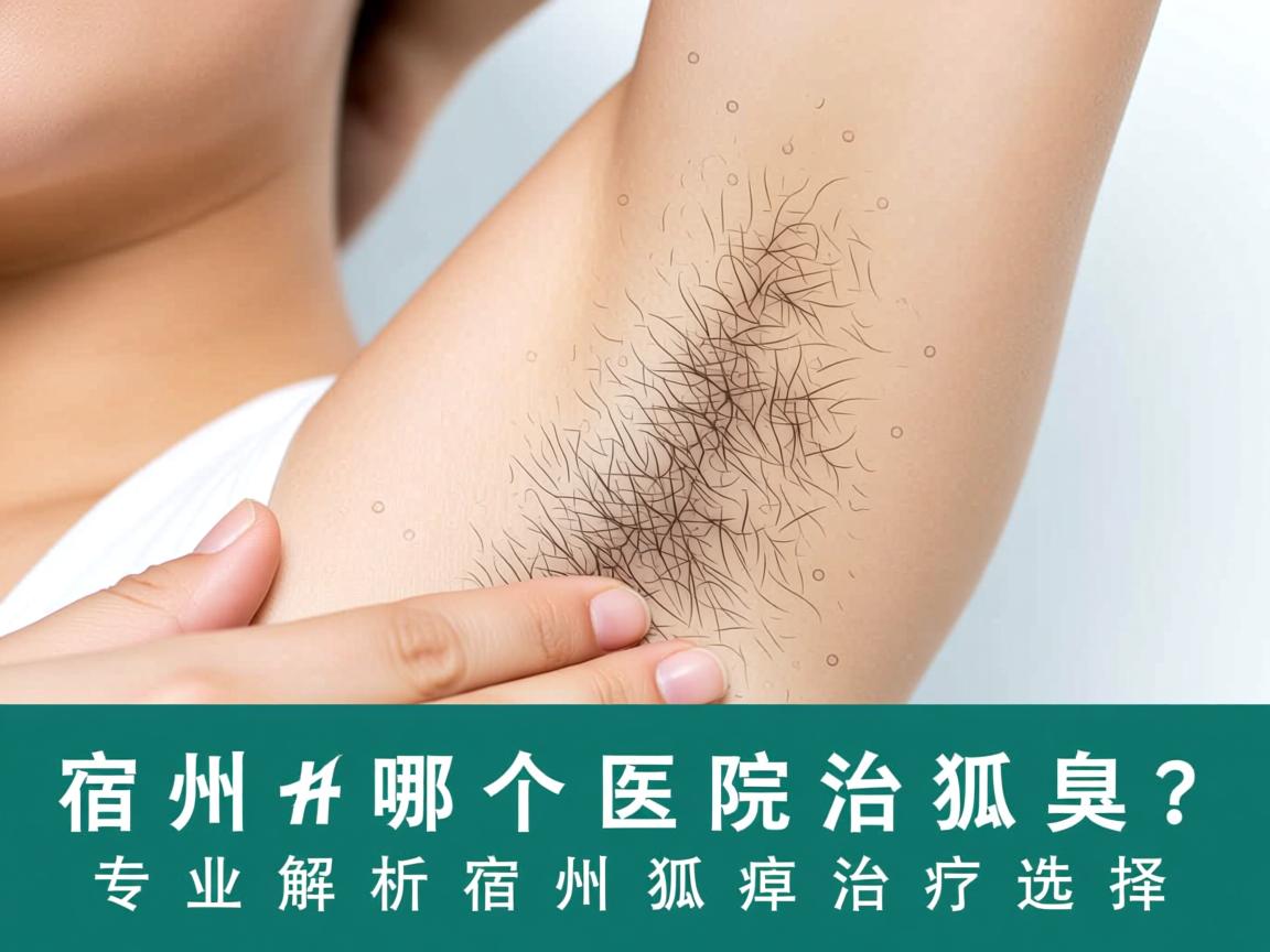宿州哪个医院治狐臭？专业解析宿州狐臭治疗选择