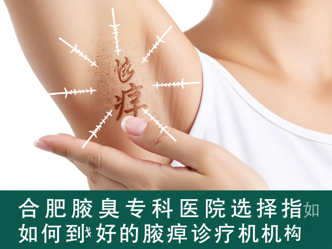 合肥腋臭专科医院选择指南，如何找到好的腋臭诊疗机构