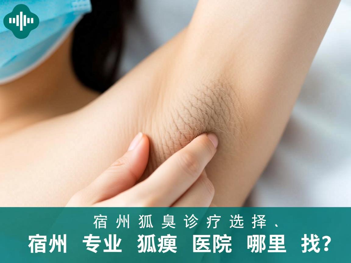 宿州狐臭诊疗选择，宿州专业狐臭医院哪里找？