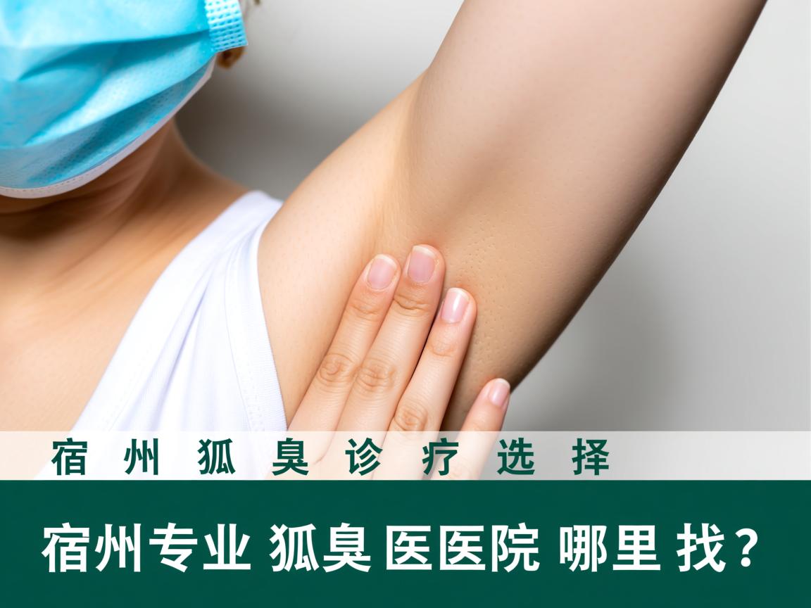 宿州狐臭诊疗选择，宿州专业狐臭医院哪里找？