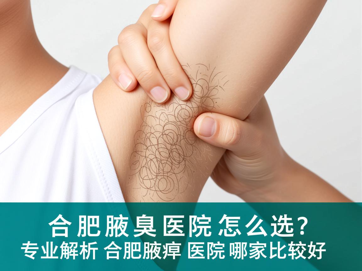合肥腋臭医院怎么选？专业解析合肥腋臭医院哪家比较好