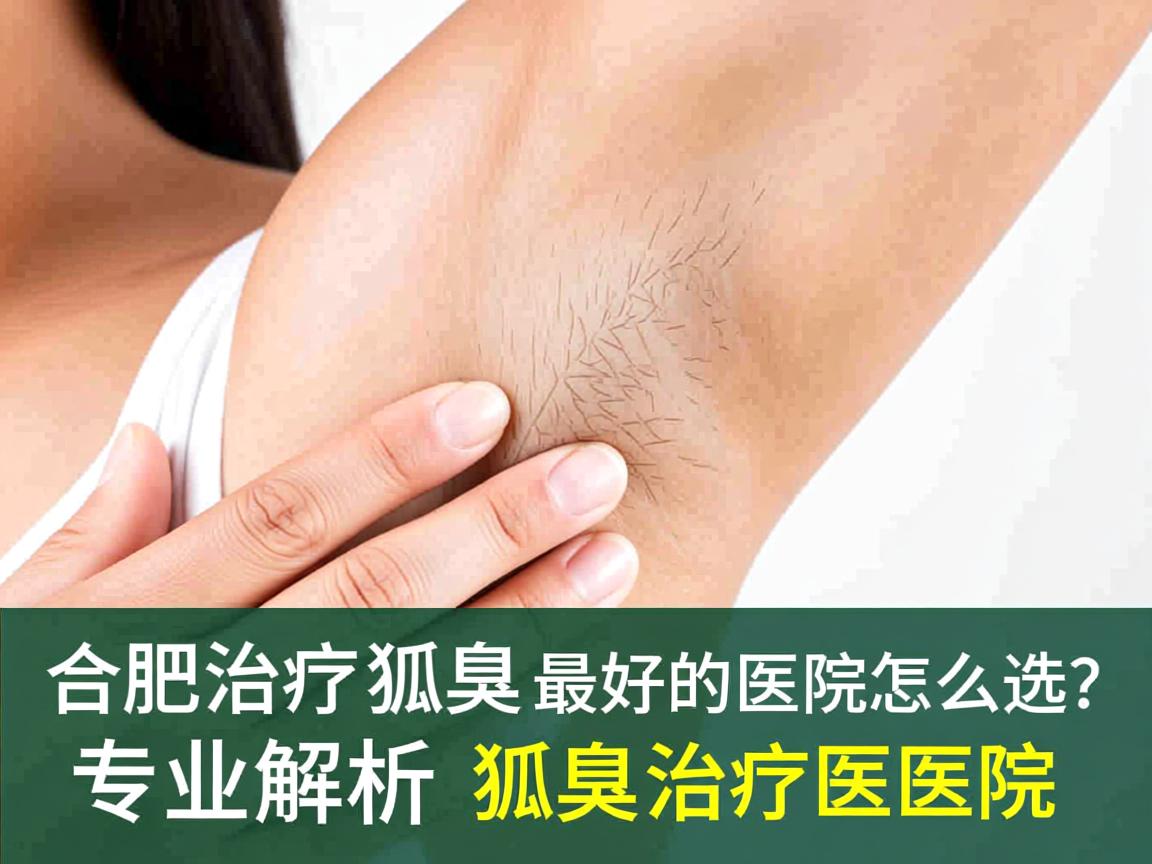 合肥治疗狐臭最好的医院怎么选？专业解析狐臭治疗医院