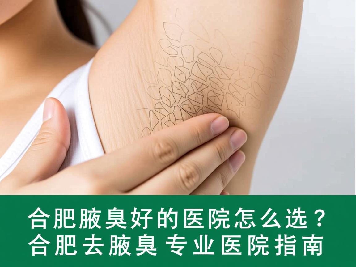 合肥去腋臭好的医院怎么选？合肥去腋臭专业医院指南