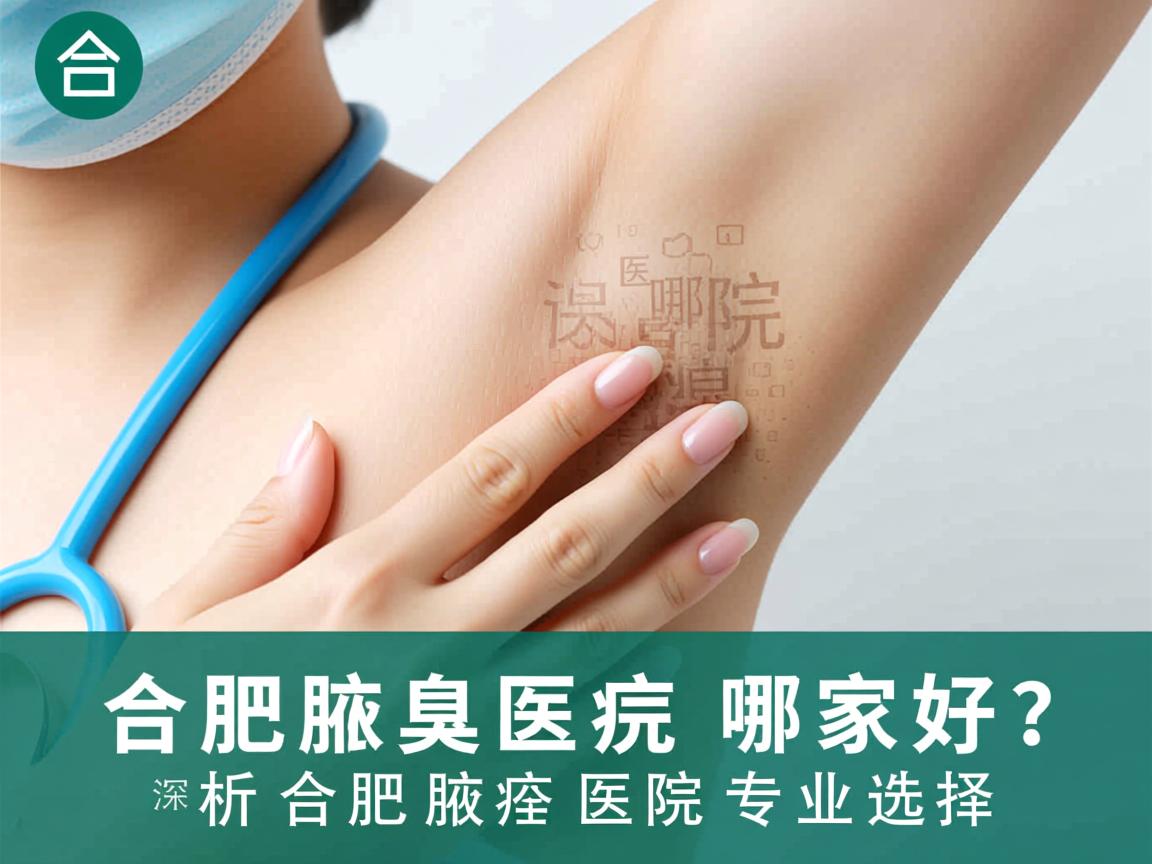 合肥腋臭医院哪家好？深度解析合肥腋臭医院专业选择