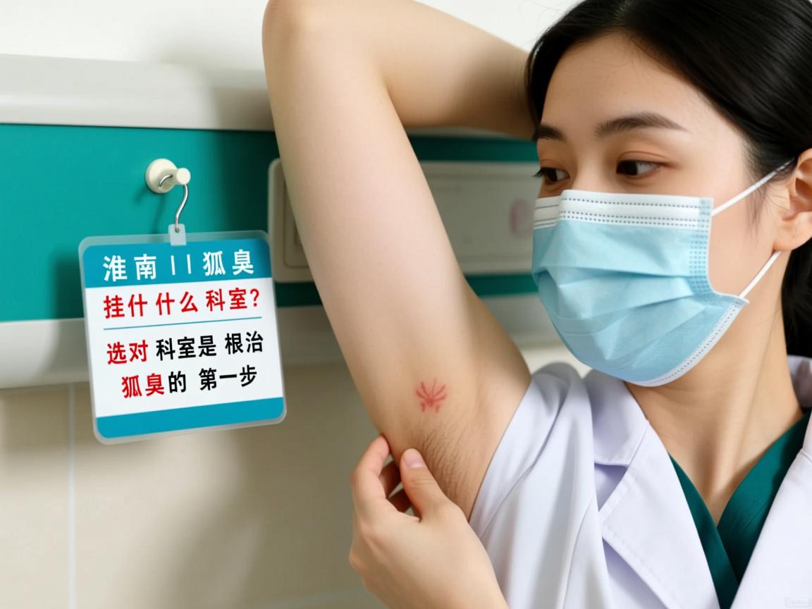 淮南狐臭挂什么科室？选对科室是根治狐臭的第一步