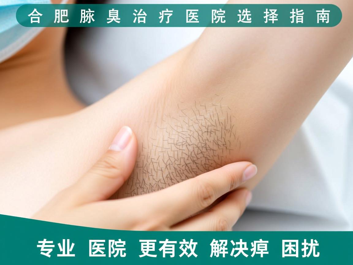 合肥腋臭治疗医院选择指南,专业医院更有效解决腋臭困扰 合肥腋臭治疗医院选择指南,专业医院更有效解决腋臭困扰