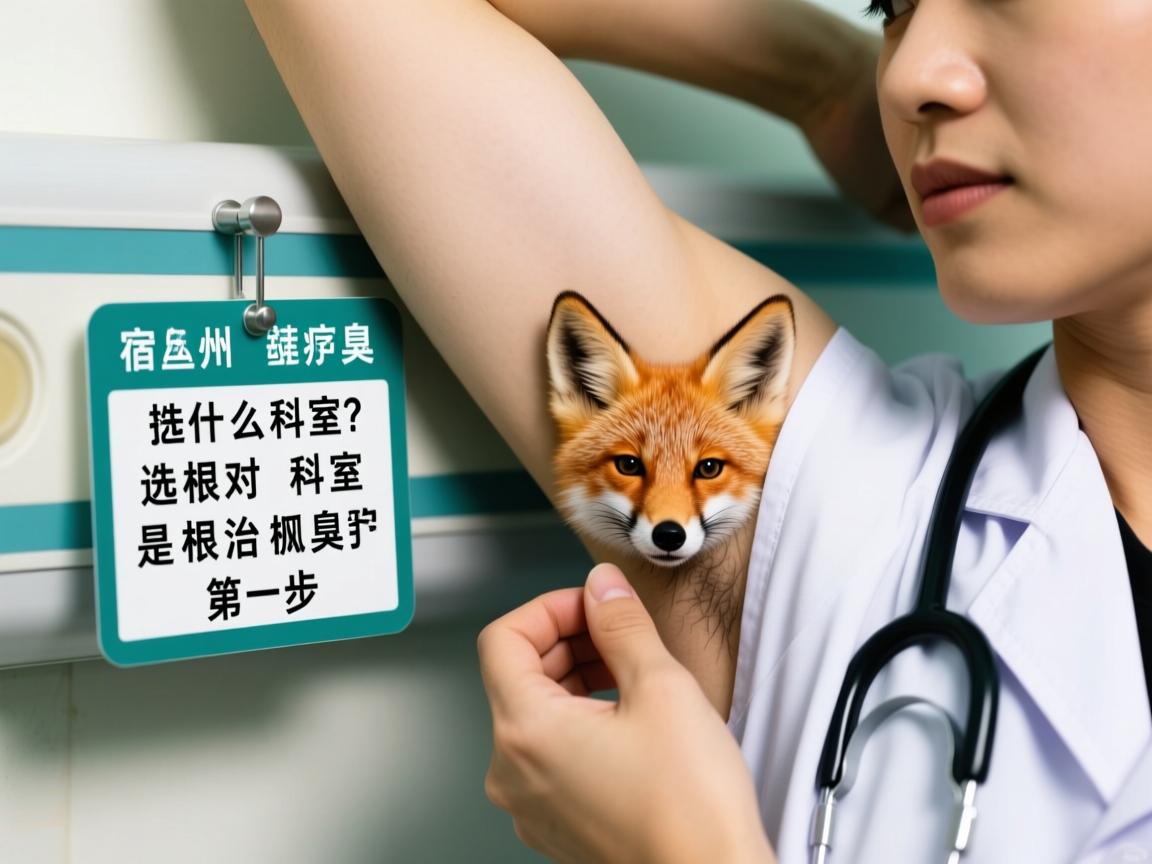 宿州狐臭挂什么科室？选对科室是根治狐臭的第一步